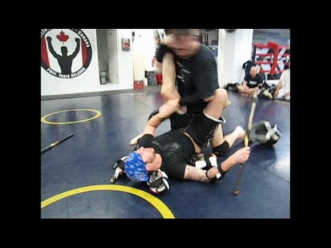 Alistair vs Julien - Single Stick Sparring - February 4 - 2010