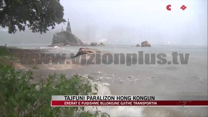 Tajfuni paralizon Hong Kongun - News, Lajme - Vizion Plus