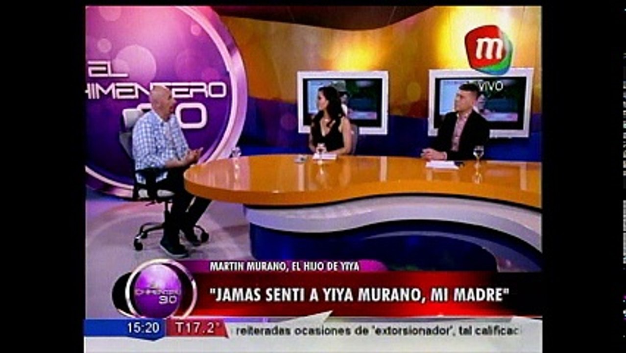 El hijo de Yiya Murano responde todas las preguntas en el Chimentero
