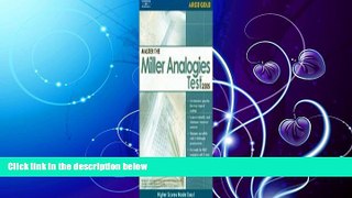 behold  Master the Millers Analogies Test (Academic Test Preparation Series)