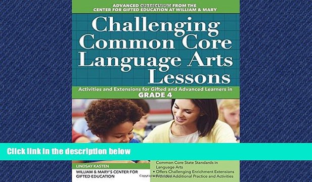 Online eBook Challenging Common Core Language Arts Lessons (Grade 4) (Challenging Common Core