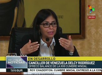 Delcy Rodríguez: La MUD es un proyecto anti venezolano