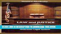 [PDF] Law and Justice: An Introduction to the American Legal System (6th Edition) Popular Online