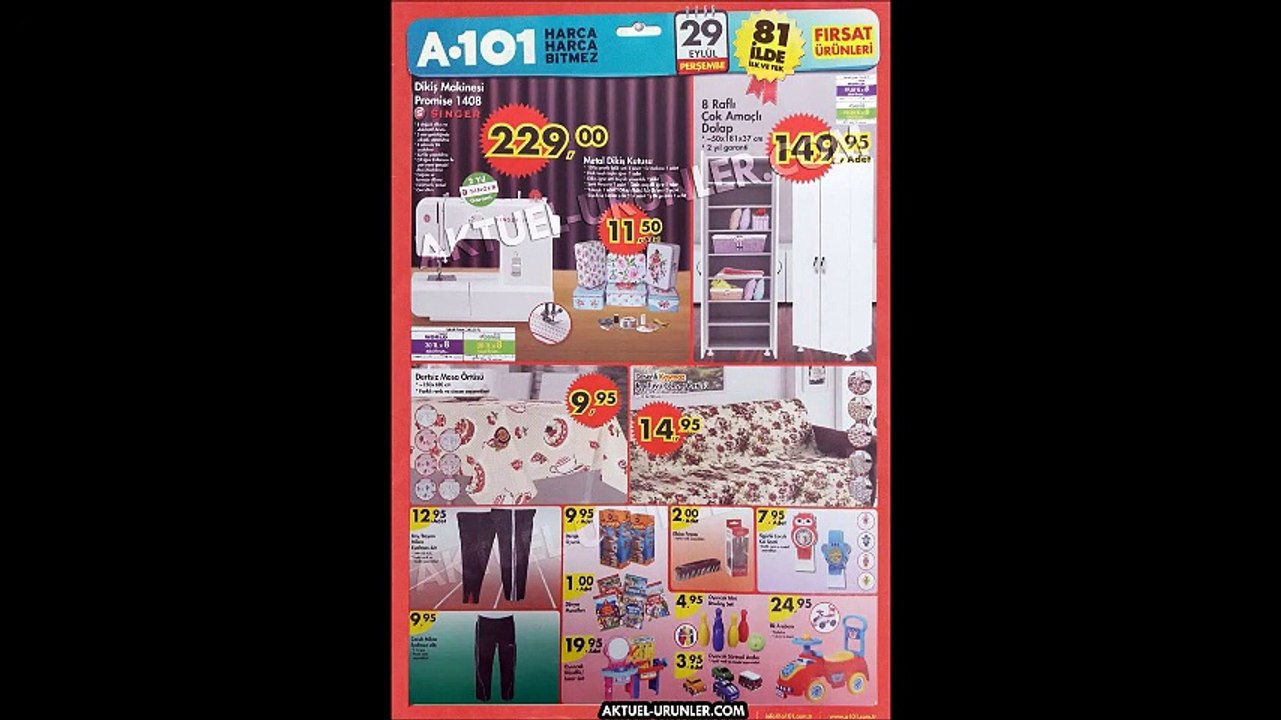 A101 29 Eylül 2016