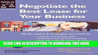 [PDF] Negotiate the Best Lease for Your Business Popular Online