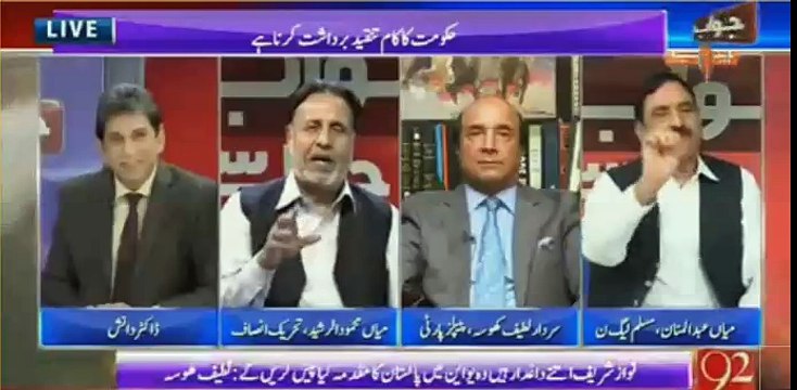 Intense fight between Mehmood ur Rasheed & Mian Manan