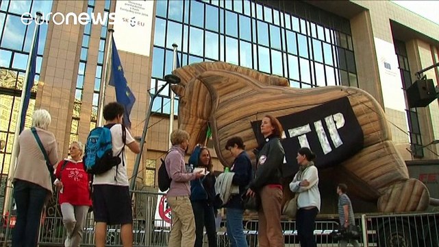 У Європі протестують проти вільної торгівлі зі США