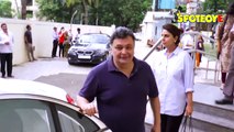 SPOTTED - Rishi Kapoor with Wife Neetu Kapoor Watching 'PINK' Movie SpotboyE