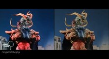 Mighty Morphin Mutitus First Appearance Split Screen (PR and Sentai version)
