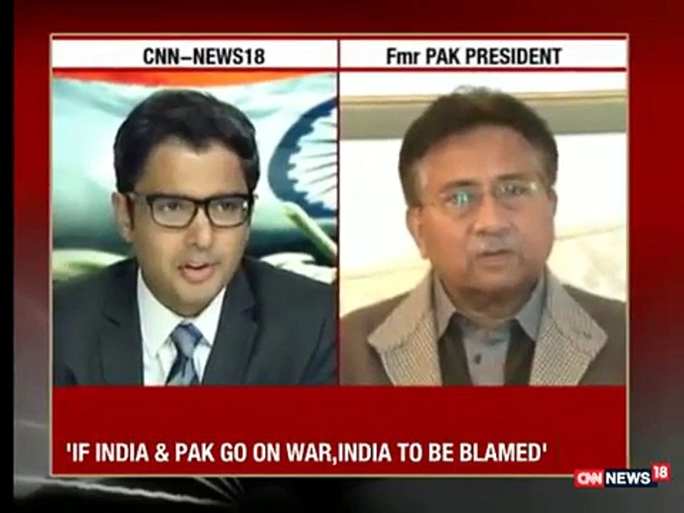 Pervez Musharraf Mouth Breaking Reply To Indian Anchor