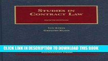 [PDF] Studies in Contract Law (University Casebook Series) Popular Colection