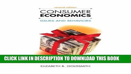 [PDF] Consumer Economics: Issues and Behaviors, 2nd Edition Full Online