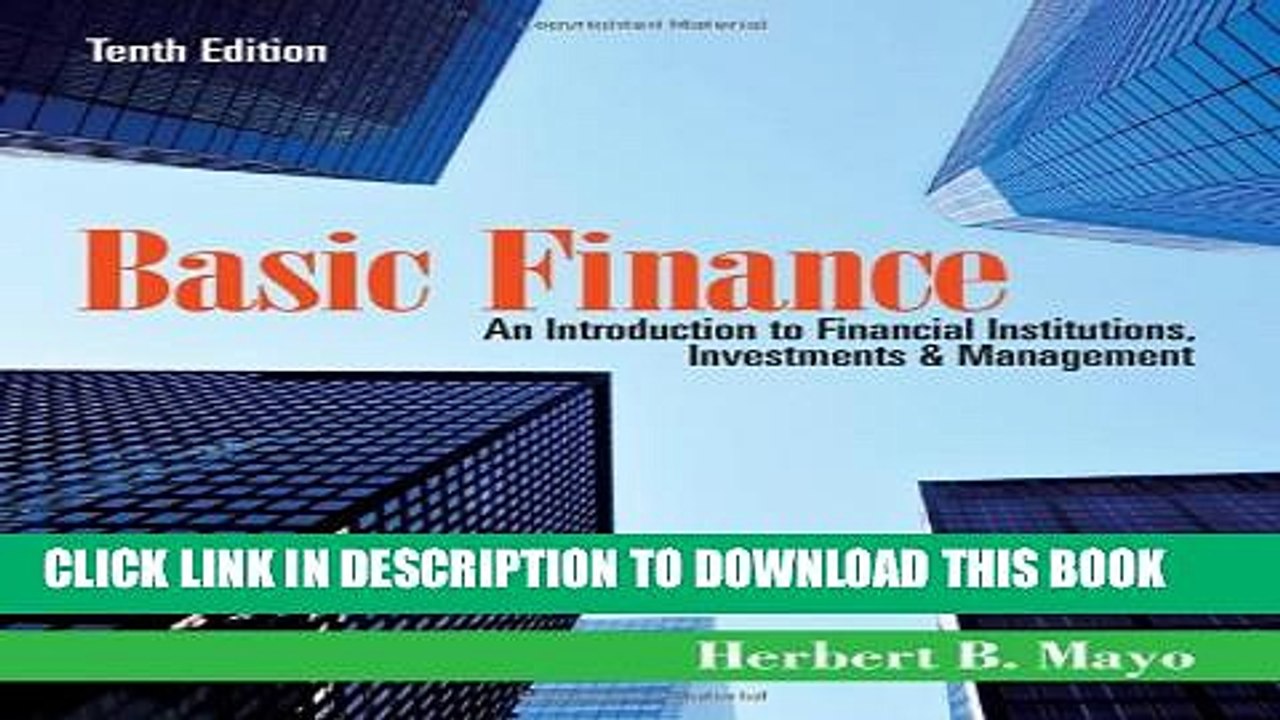 [PDF] Basic Finance: An Introduction to Financial Institutions, Investments and Management Popular