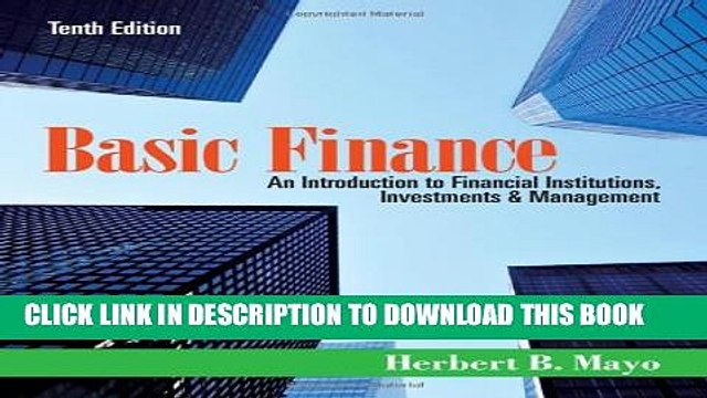 [PDF] Basic Finance: An Introduction to Financial Institutions, Investments and Management Popular