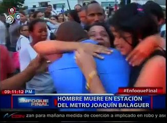 Lo ocurrido con un hombre en la estacion del metro de santo domingo