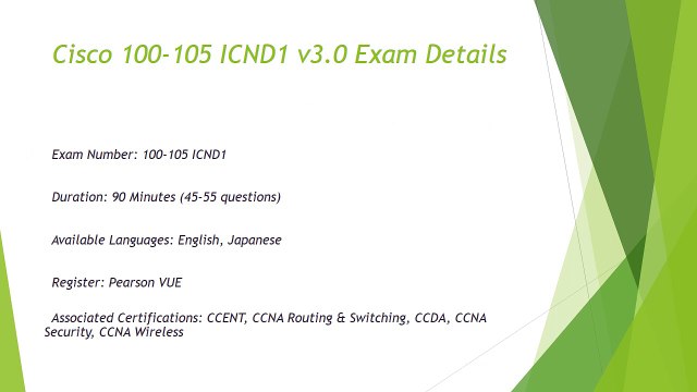 ExamUnion 100-105 ICND1 v3.0 Cisco CCENT Exam Dumps Questions