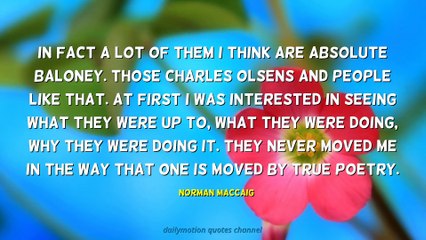Norman MacCaig Quotes #2