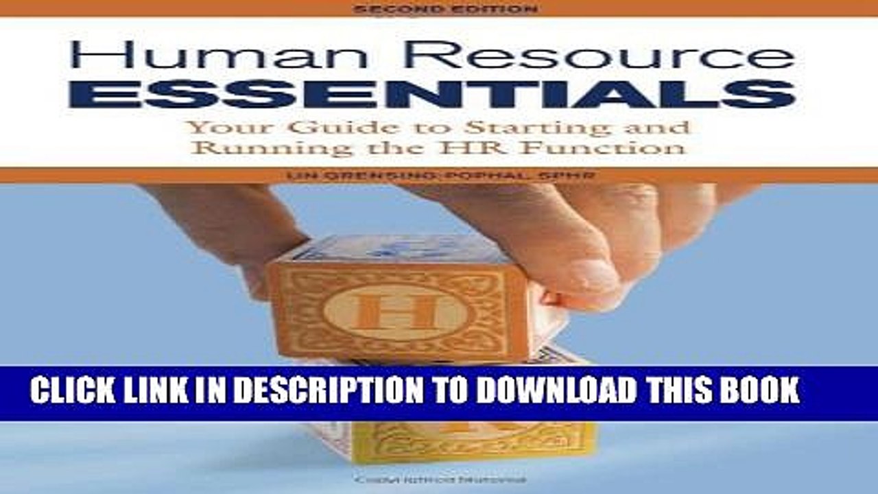[PDF] Human Resource Essentials: Your Guide to Starting and Running the HR Function Popular Online