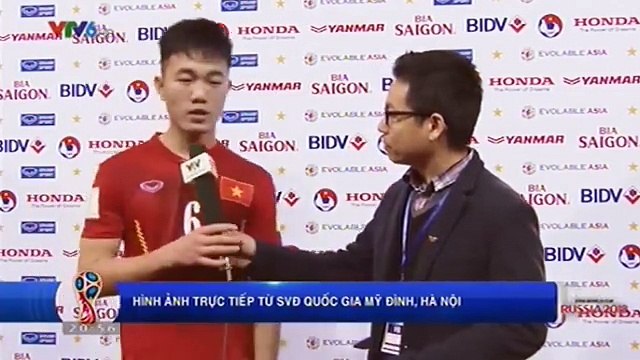Phỏng vấn Xuân Trường sau chiến thắng của ĐT Việt Nam