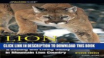 [PDF] Lion Sense, 2nd: Traveling and Living Safely in Mountain Lion Country (Kestrel) Full Colection