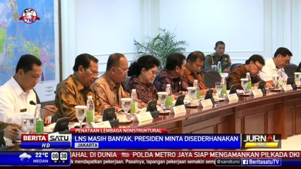 Presiden Instruksikan Penataan Lanjutan LNS yang Tidak Efisien