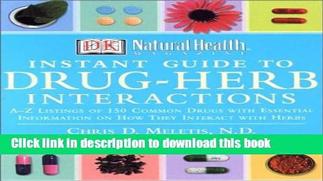 [PDF] Natural Health Magazine Instant Guide to Drug-Herb Interactions Popular Colection