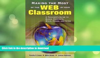 READ  Making the Most of the Web in Your Classroom: A Teacher s Guide to Blogs, Podcasts, Wikis,