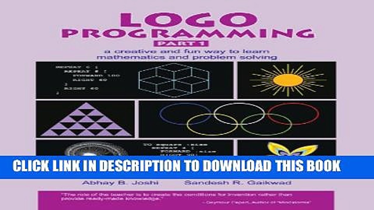 [PDF] Logo Programming Part 1 - a creative and fun way to learn mathematics and problem-solving