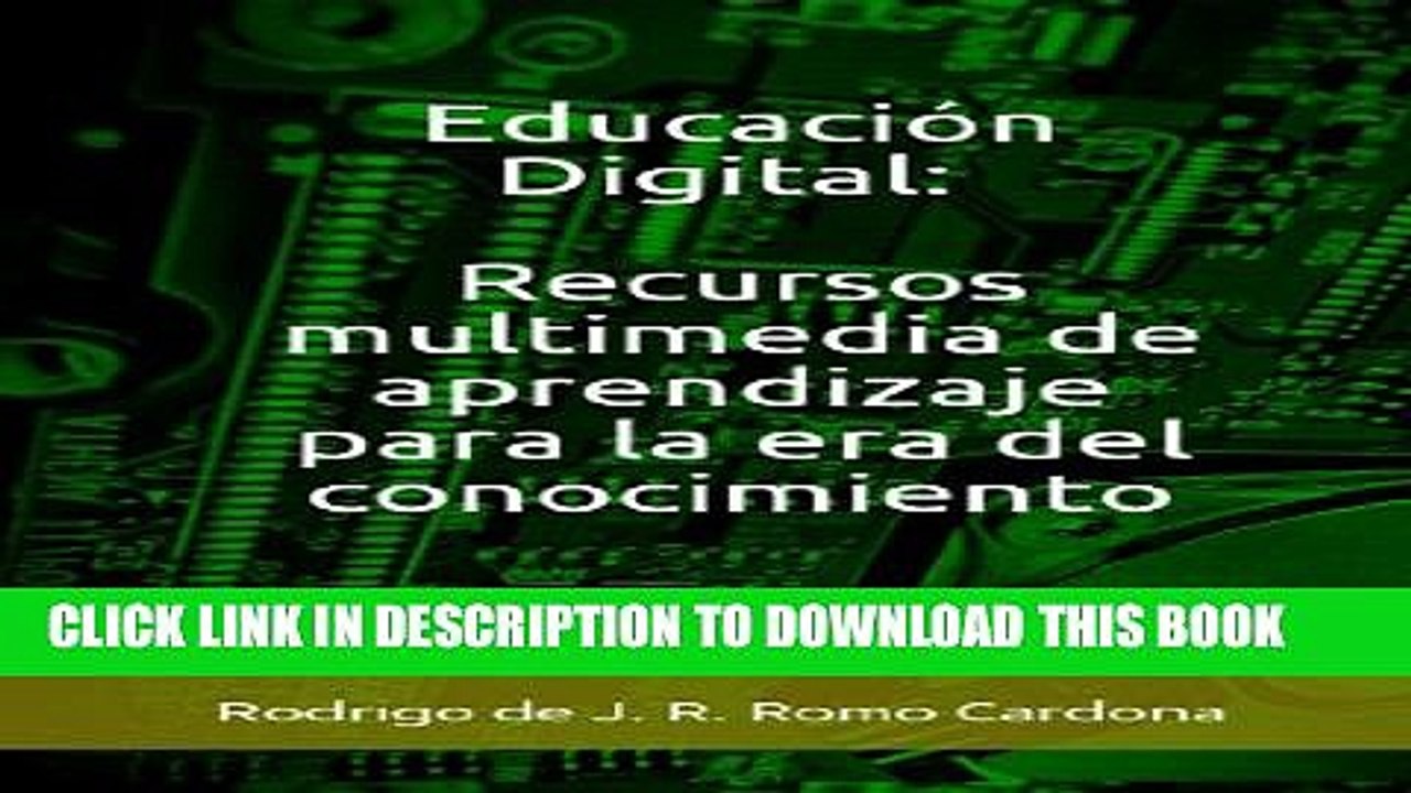[PDF] EducaciÃ³n Digital: Recursos multimedia de aprendizaje para la era del conocimiento (Spanish