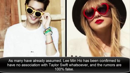 Rumors link Taylor Swift and Lee Min Ho together as the next hot item