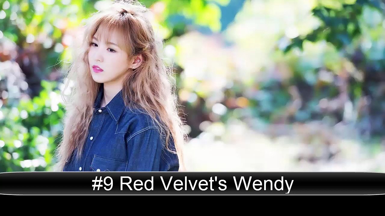 Top 20 most popular female idols as voted by lesbians in Korea