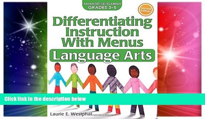 Big Deals  Differentiating Instruction with Menus: Language Arts (Grades 3-5) (2nd ed.)  Best