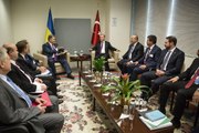 Erdoğan, Ukrayna Lideri Poroşenko ile Görüştü
