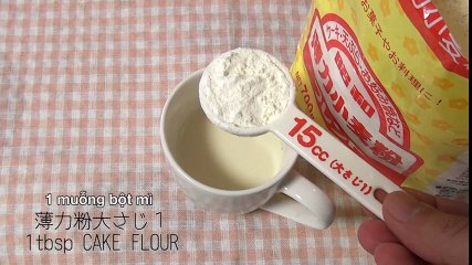 Làm kem trứng sữa với lò vi song