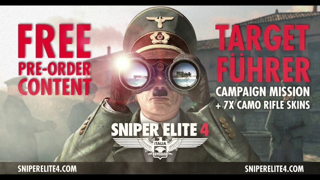 Sniper Elite 4 - First Gameplay Trailer + Target Führer Teaser (2017)