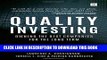 [PDF] Quality Investing: Owning the best companies for the long term Popular Collection