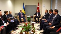 Erdoğan, Ukrayna Lideri Poroşenko ile Görüştü