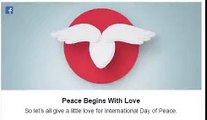 Newsfeed facebook tràn ngập tim chào Ngày hòa bình thế giới