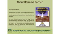 Rhizome Barrier - Root Barrier