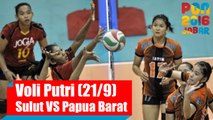 Voli Indoor - (Putri) Sulawesi Utara vs Papua Barat, Rabu (21/09)