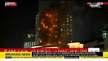 Tin tức về cháy siêu khách sạn ở Dubai năm mới 2016