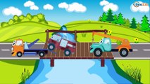 The Tow Truck - The Police Car & Racing Car and more trucks and cars | Kids cartoon