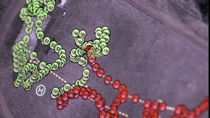 World’s First Drone Light Painting