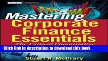 [PDF] Mastering Corporate Finance Essentials: The Critical Quantitative Methods and Tools in