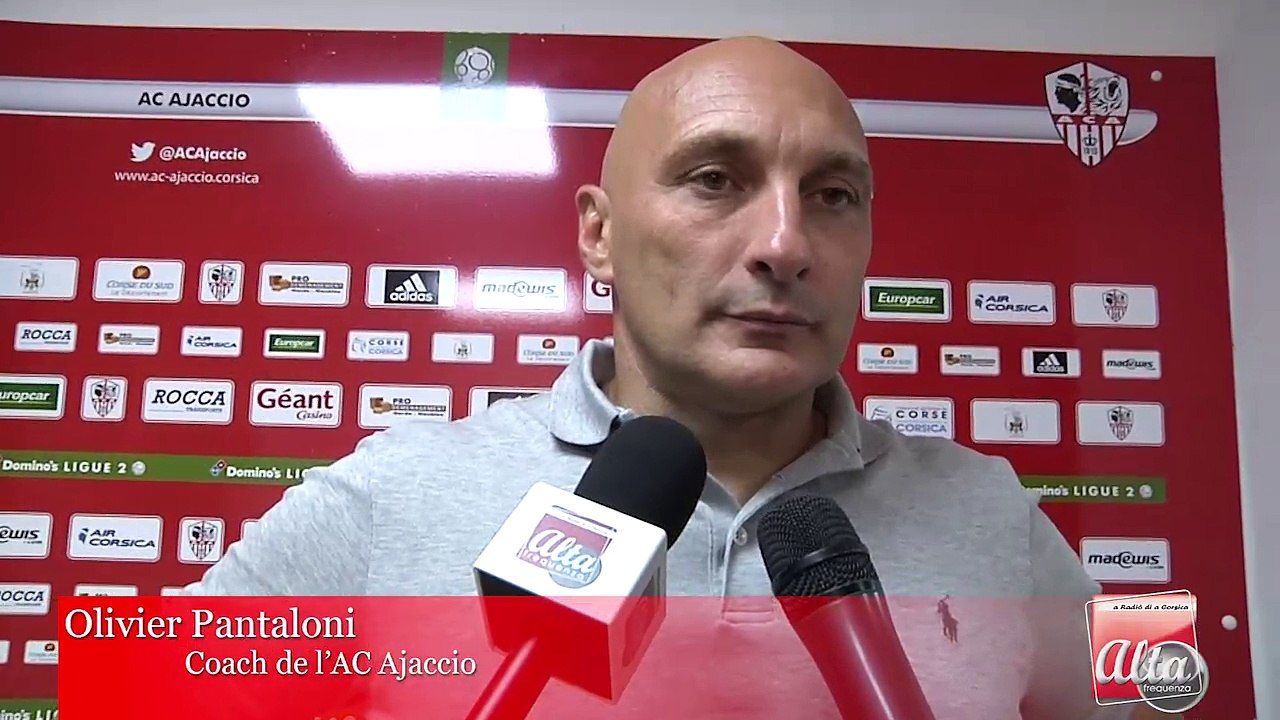 Réaction d'après-match d'Olivier Pantaloni