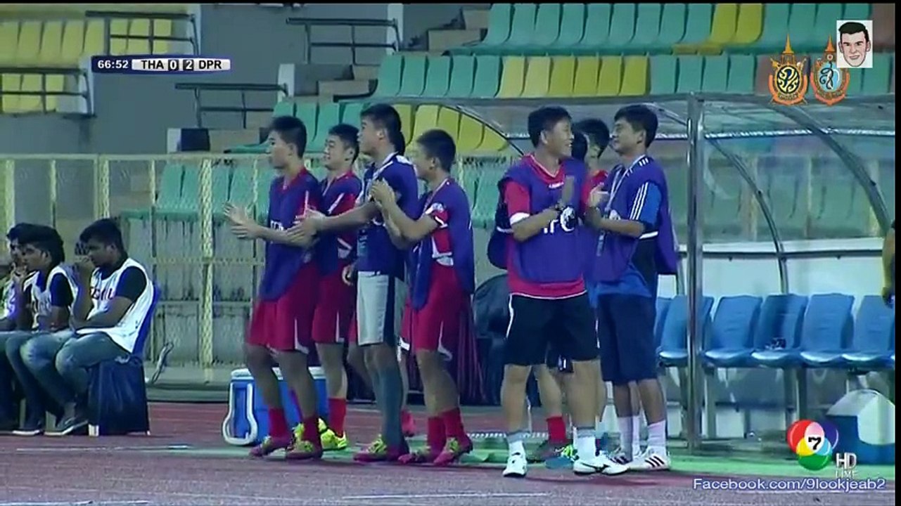 คลิปไฮไลท์ชิงแชมป์เอเชีย U-16 ทีมชาติไทย 1-4 เกาหลีเหนือ Thailand 1-4 North Korea
