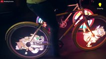 Vos roues de vélo animées et éclairées c'est possible! Invention de l'année pour les bikers
