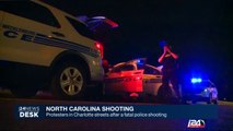 Protesters in Charlotte streets after a fatal police shooting