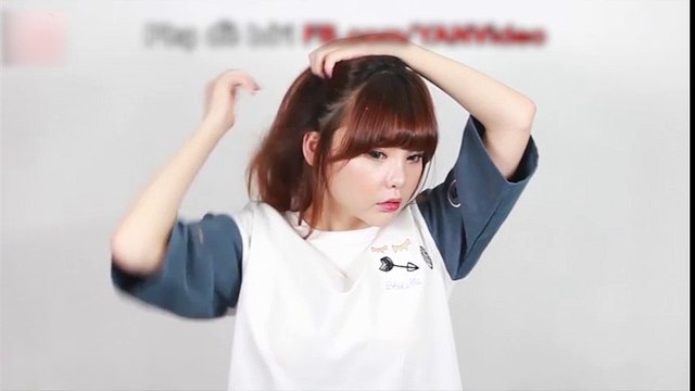 Búi tóc phong cách Hàn Quốc trong vòng 30 giây cực xinh