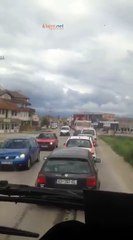 Bllokimi i qendrës në Klinë